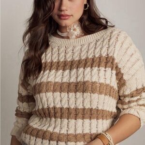 Pilcro Striped Knit Sweater